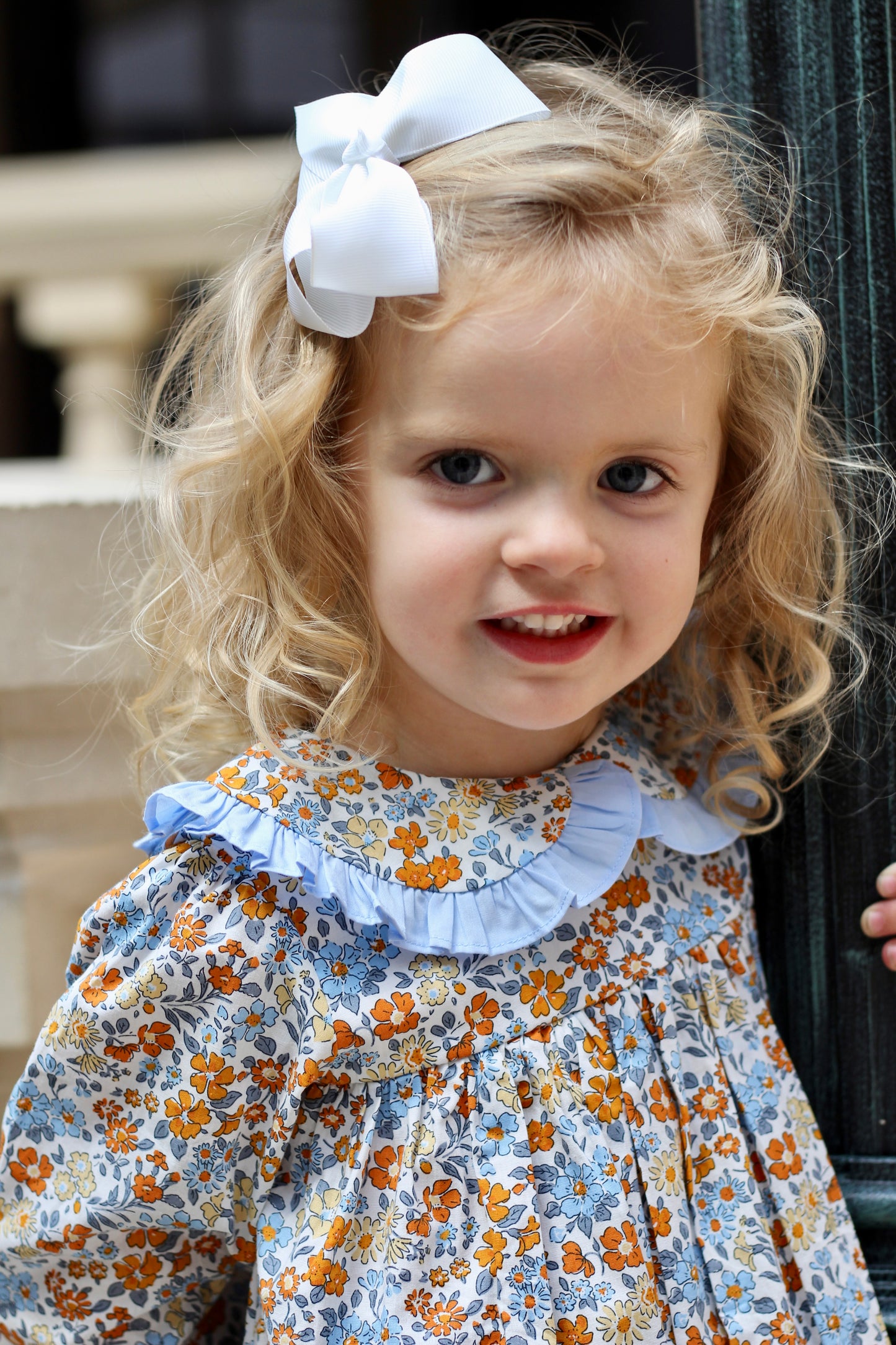 Girls Fall Floral Dress