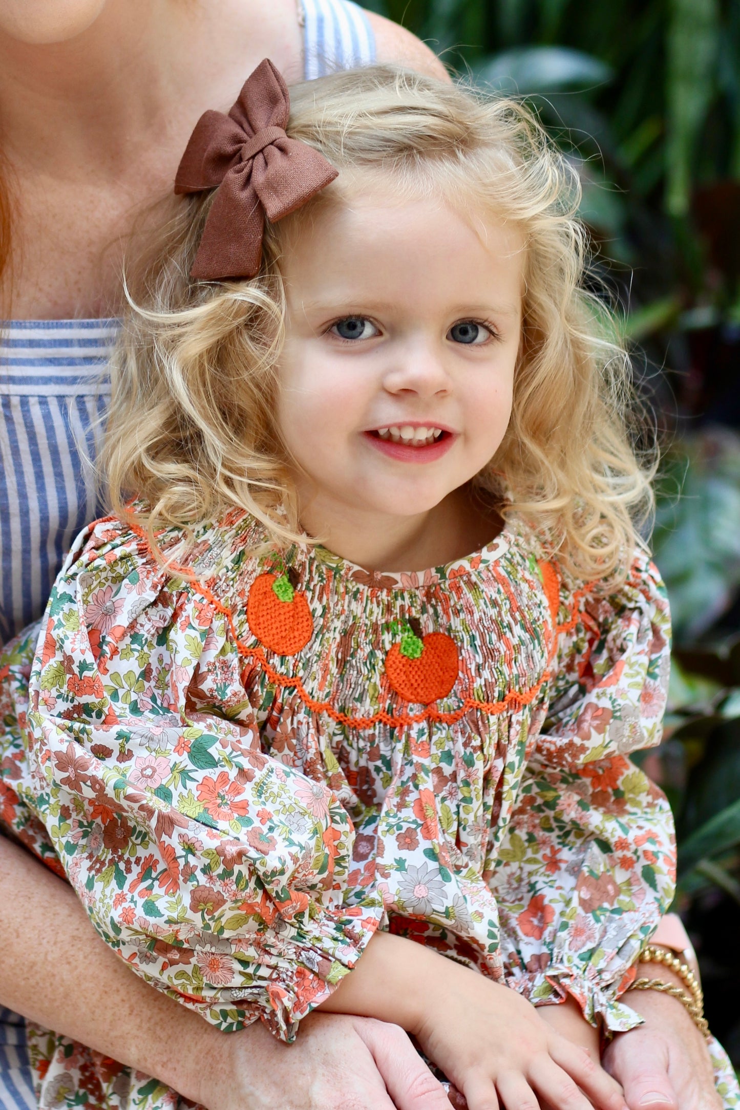 Pumpkin Collection Girls Smocked Dress